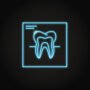 neon-tooth-x-ray-icon-in-line-style-vector-28068426